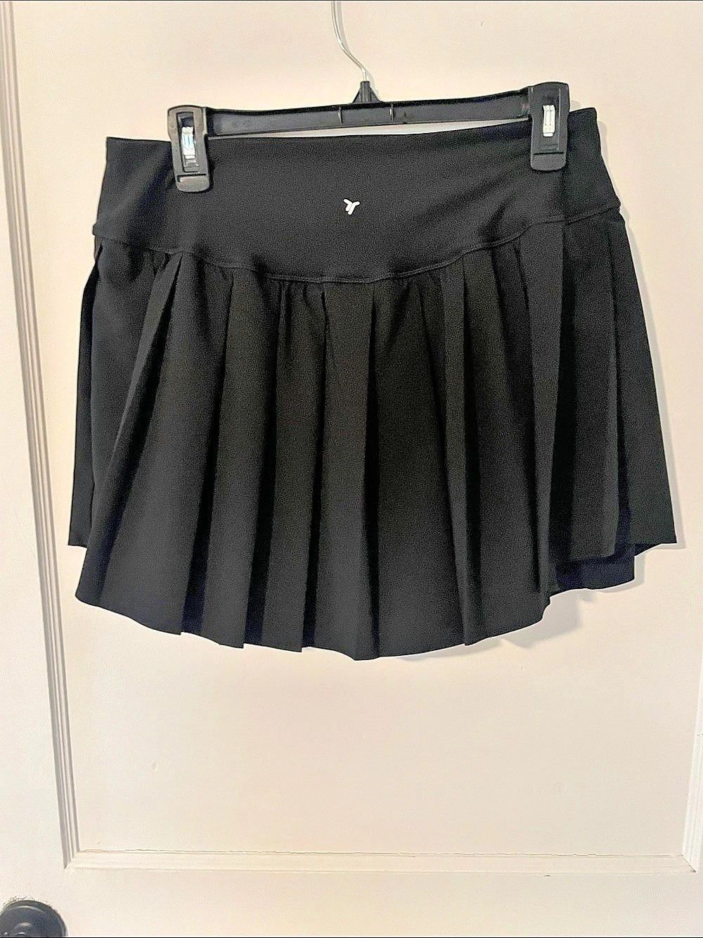 Old Navy High-Waisted StretchTech Pleated Skort Black